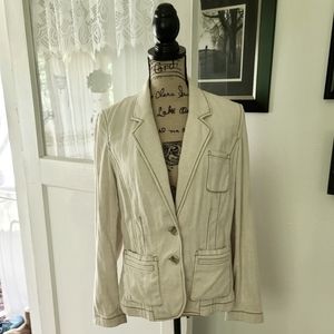 J.jill blazer 3 pockets button closure